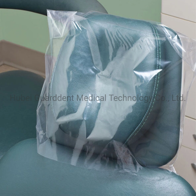 Transparent PE Material Dental Material Plastic Dental Chair Headrest Covers Sleeves Dental Equipment Cover 10"X14"