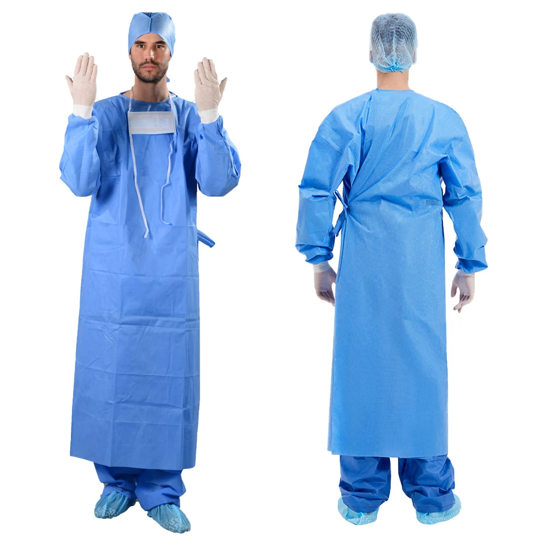 Medical Nonwoven SMS SMMS Surgical Gown, Hospital Surgeon Gowns